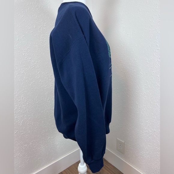 VNTG Lee “Up North” Embroidered Crewneck Sweatshirt - Picture 2 of 8